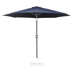 Bolero Seville Round Parasol 3m Diameter Navy Blue