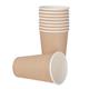 Fiesta Recyclable Single Wall Takeaway Coffee Cups Kraft 455ml / 16oz (1000 Pack)