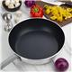 Vogue Aluminium Non-stick Teflon Platinum Plus Saute Pan 319mm