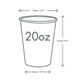Vegware Paper Cold Cups 89-Series 20oz/500ml (1000 Pack)