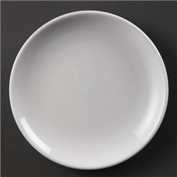 Olympia Whiteware Coupe Plates 180mm (12 pack)