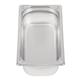 Vogue Heavy Duty Stainless Steel 1/3 Gastronorm Tray 100mm