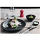 Olympia Fusion Round Black Coupe Plate 270mm (4 Pack)
