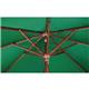 Bolero Square Double Pulley Parasol 2.5m Diameter Green