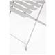 Bolero Perth Grey Pavement Style Steel Folding Chairs (2 Pack)