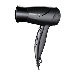 Hotel Complimentary Emberton Black 1600w Folding Hairdryer