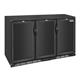 Polar G-series 850mm Triple Door Back Bar Cooler Solid Door 320 Ltr