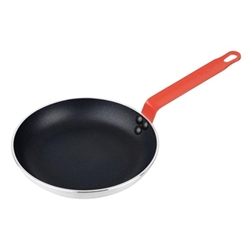 Hygiplas Aluminium Non-Stick Teflon Platinum Plus Frying Pan with Red Handle 24cm