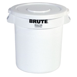 Rubbermaid BRUTE Container White 121Ltr