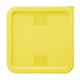 Hygiplas Square Food Storage Container Lid Yellow Large