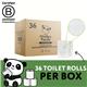Cheeky Panda Professional 3-Ply Bamboo Toilet Tissue Rolls Quilted 160 Sheet (Pack of 36) LQTOILT36
