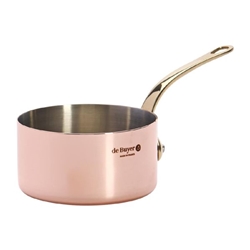 De Buyer Inocuivre Mini Saucepan with Brass Handle 10cm