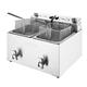 Buffalo Double Electric Fryer with Timer 2x8Ltr
