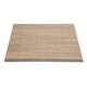 Bolero Pre-Drilled Square Table Top Wenge Grain 700mm