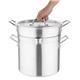 Vogue Aluminium Double Boiler Pan With Lid 28cm