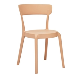 Bolero Mila Café Chairs Light Nude Pink (2 pack)