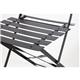 Bolero Perth Black Pavement Style Steel Folding Chairs (2 Pack)