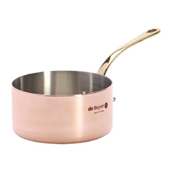 De Buyer Inocuivre Mini Saucepan with Brass Handle 9cm