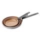 Vogue Aluminium Non-Stick Ceramic Coated Frying Pan 20cm