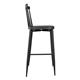 Bolero Windsor Aluminium Black High Stools (2 Pack)