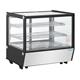 Polar G-Series Countertop Display Fridge Black Square Glass 120Ltr