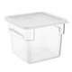 Hygiplas Square Food Storage Container Lid White Medium