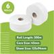Cheeky Panda Professional 2-Ply Bamboo Maxi Jumbo Toilet Roll 300m (Pack of 6) PFMAXJRL6
