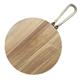 Olympia Round Paddle Board Acacia Wood Metal Handle 458x305mm