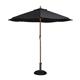 Bolero Round Parasol 2.5m Diameter Black