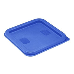 Hygiplas Square Food Storage Container Lid Blue Small