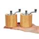 Olympia Light Wood Salt and Pepper Mill Grinder Set