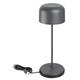 Olympia Siena Table Lamp Round Dome Grey 300mm