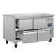 Polar U-Series Four Drawer Gastronorm Counter Fridge