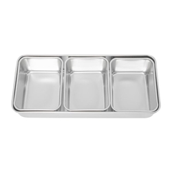 Clover Japanese Yakumi Pan Condiment Holder with 3 Large Inserts