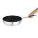 Vogue Aluminium Non-stick Teflon Platinum Plus Saute Pan 319mm