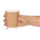 Fiesta Recyclable Coffee Cups Double Wall Kraft 225ml / 8oz (500 Pack)