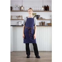 Southside Cotton Canvas Bib Apron Navy