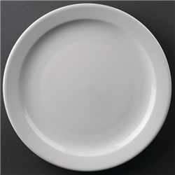 Olympia Athena Narrow Rimmed Plates 254mm/10" (12 Pack)