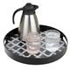 Olympia Kristallon PC Round Non Slip Tray With Handles 355mm
