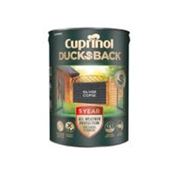 Cuprinol Ducksback 5 Year Waterproof for Sheds & Fences Silver Copse 5 litre