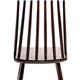 Fameg Farmhouse Angled Side Chairs Walnut Effect (2 pack)