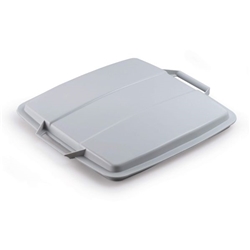 Rackhams Grey 90L Bin Lid | Square Recycling Bin Lid | Food Safe | Durabin - Image 5