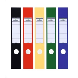 Durable  Ordofix Adhesive Ring Binder Labels - 10 Pack - 60Mm Assorted