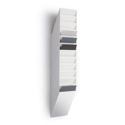 Durable Flexiboxx 12 Wall Mounted Literature Holder A4 Portrait White - Image 5
