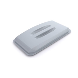 Durable 60L Grey - Rectangular Recycling Bin Lid - Food Safe - DURABIN