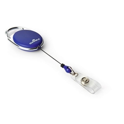 Durable STYLE Retractable Clip Badge Reel for ID & Keys 10 Pack Blue
