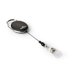 Durable STYLE Secure Retractable Clip Badge Reel for ID PK10 Black - Image 19