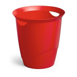 Durable TREND Plastic Waste Recycling Bin | 16 Litre | Red - Image 9