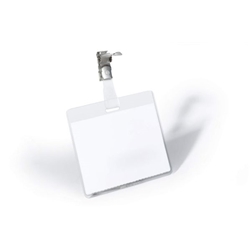 Durable Clip Name Tag ID Badge Card Holders  Inserts - 25 Pack - 60 x - Image 10