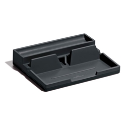Rackhams Grey Varicolor Desk Stationery Organiser Tray Pen Pencil Tidy Storage | - Image 5